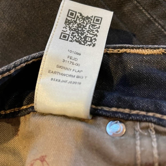 TRUE RELIGION Skinny flap jeans 34/30 - Picture 9 of 13